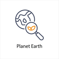 Planet Earth Vector icon