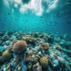 Coral Reef Ecosystem Damage Due to Plastic: A Threat to Marine Life