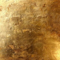 Detailed Close-Up of Gold Painted Surface