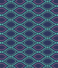Illustration of a vibrant seamless pattern