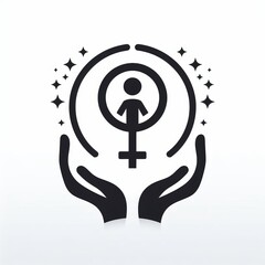 A logo representing gender equality 
