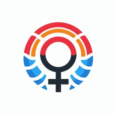 A logo representing gender equality 

