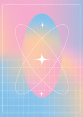 Vertical Vibrant gradient background vector.  Abstract trendy modern design wallpaper for landing page, covers, Brochures, flyers, Presentations,Banners. Vector illustration.