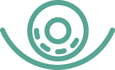 eye sign camera icon 