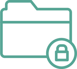 folder with lock icon 