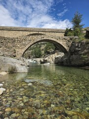 Fototapeta premium La vallée du Niolu, Ponte Altu, en Corse
