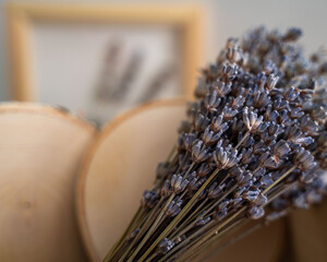 lavender on a natural background