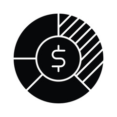 Business analysis icon in trendy style, isolated on white background