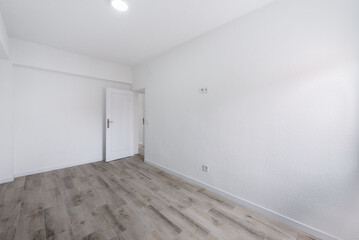 Empty urban apartment interior ideal for real estate listings