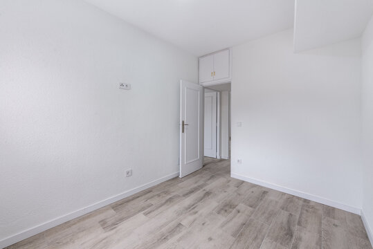 Spacious empty apartment with modern finishes