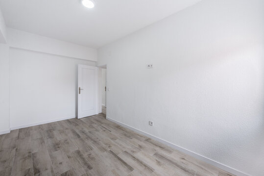 Empty urban apartment interior ideal for real estate listings