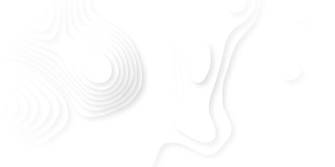 Naklejka premium Abstract wavy line 3d paper cut white background. Paper cut vector art background banner texture website template, 3D papercut layers, Abstract paper