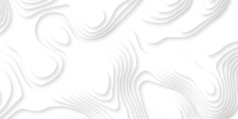 Abstract wavy line 3d paper cut white background. Paper cut vector art background banner texture website template, 3D papercut layers, Abstract paper