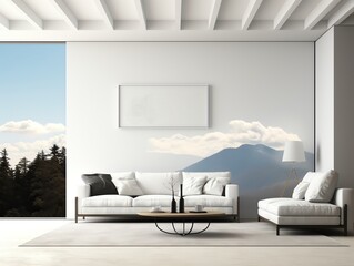 Breath fresh air flat design front view lifestyle change 