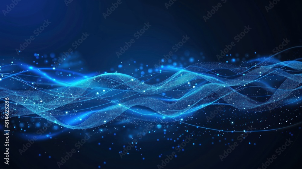 Poster abstract big data visualization. futuristic space. technology background design