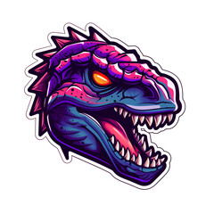 Fototapeta premium dragon head mascot