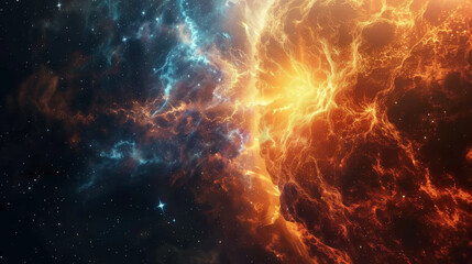 Fototapeta na wymiar Space telescopes capture breathtaking images of nebulae, supernovae, and other celestial phenomena, expanding our knowledge of the universe