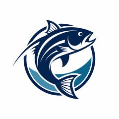 illustration of a fish logo 