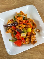 Thai Stir fried chicken with cashew nut