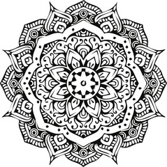 Beautiful mandala art, vector mandala design