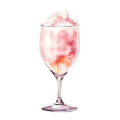 Cherry Whiskey Paralyzer  Cocktail Illustration