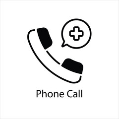 Phone Call Vector icon