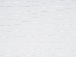 Crisp white texture with a pattern reminiscent of cobblestones or a reptilian hide