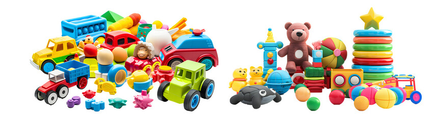 Obraz premium Children'sday toy, isolated white background