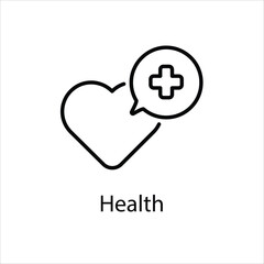 Obraz premium Health Vector icon