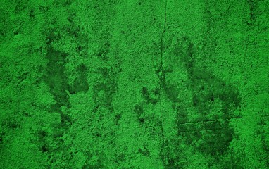 Scraped green background, Green Abstract Background, Green cracked wood background, Green textured paper or concrete wall wide banner background