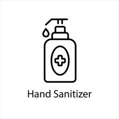Hand Sanitizer Vector icon