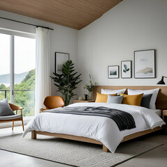 "Tranquil Haven: Spacious Master Bedrooms Radiating Peace and Harmony"
