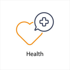 Obraz premium Health Vector icon