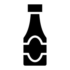 wine bottle glyph 