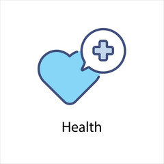 Fototapeta premium Health Vector icon