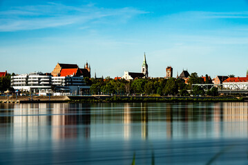sundown, jezior, woda, niebo, słońce, krajobraz, wschody, charakter, rzeka, wieczorny, chmura, dzisiejszy wieczór, pomarańcz, brzask, poranek, chmura, spokojny, lato, sylwetka, horyzont,  © Krzysztof  Jaworski
