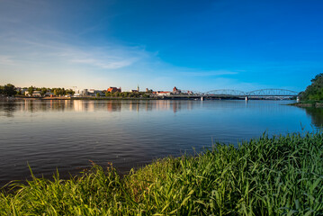 sundown, jezior, woda, niebo, słońce, krajobraz, wschody, charakter, rzeka, wieczorny, chmura, dzisiejszy wieczór, pomarańcz, brzask, poranek, chmura, spokojny, lato, sylwetka, horyzont,  © Krzysztof  Jaworski