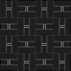black and white surface pattern design.