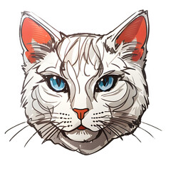 illustration of a cat
