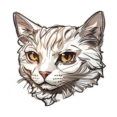 illustration of a cat