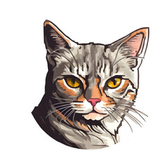 illustration of a cat