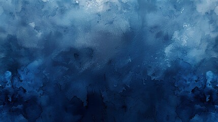 Obraz premium Abstract blue watercolor background.