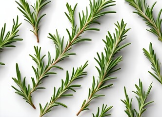 rosemary isolated on white background