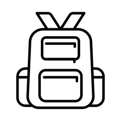 Obraz premium School bag icon