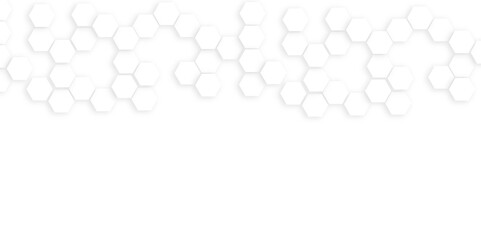 hexagon concept design abstract technology background. Molecule structure abstract tech background. Medical design. white hexagon background. 