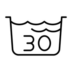 Laundry symbol icon