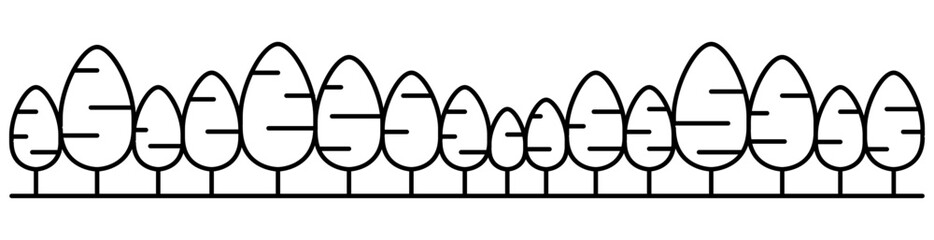 Tree, forest, park graphic background