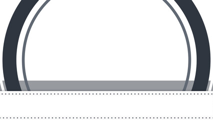 画面下にフレームがあるシンプルなイラスト　
