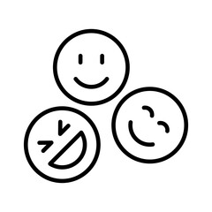 Happy face icon