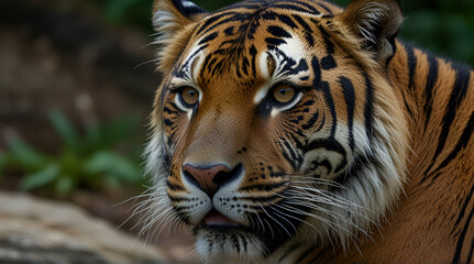 Head of Sumatran tiger, Generative.AI